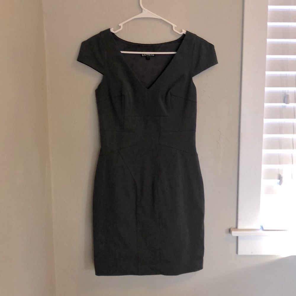 Heather Grey Pencil Dress